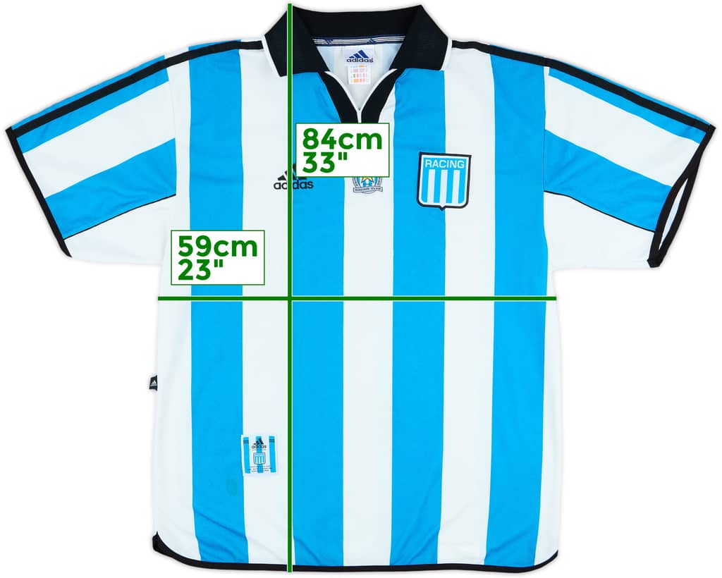 2000-01 Racing Club Home Shirt - 8/10 - (M)