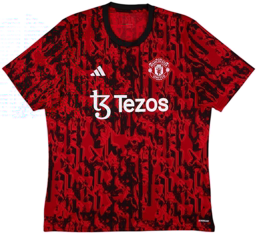 2023-24 Manchester United adidas Training Shirt - 10/10 - (XL)