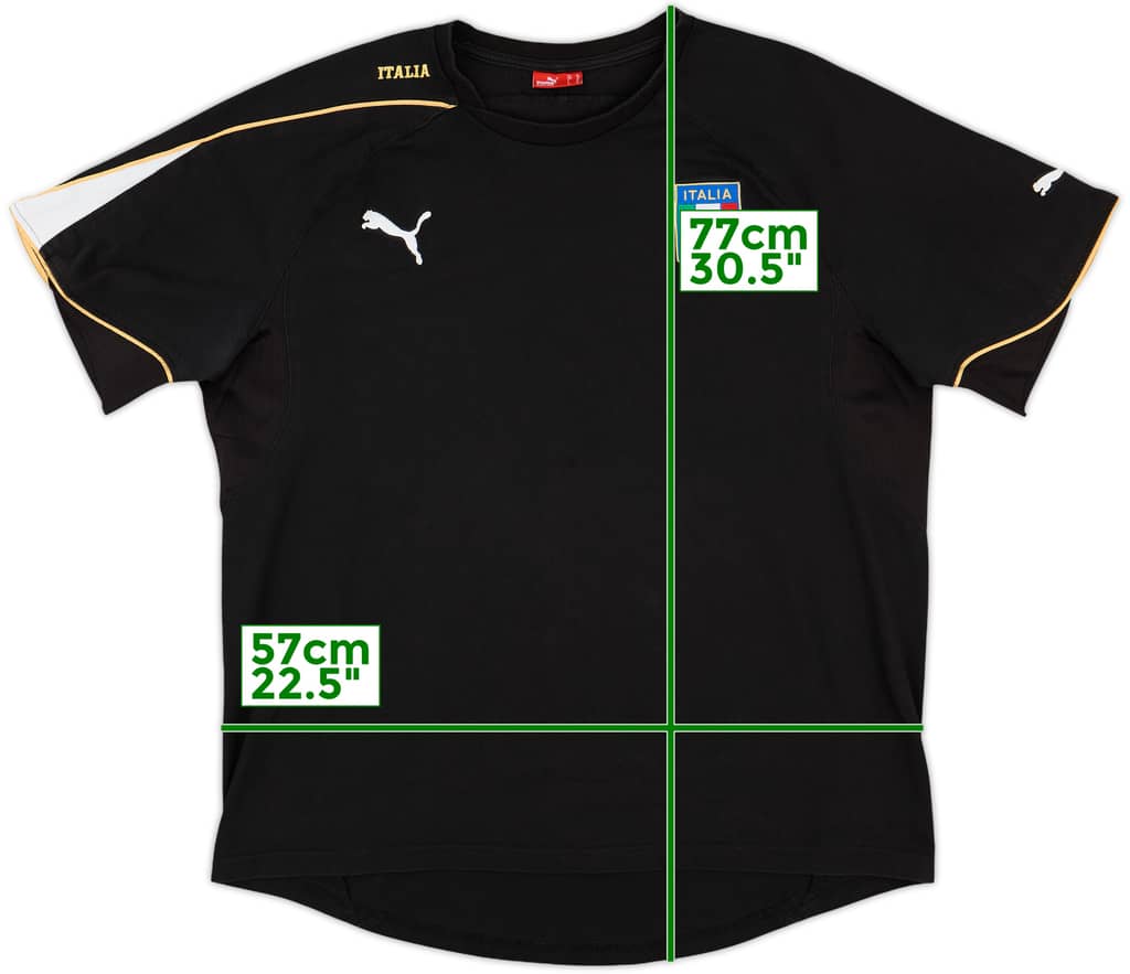 2007-08 Italy Puma Cotton Tee - 9/10 - (XL)