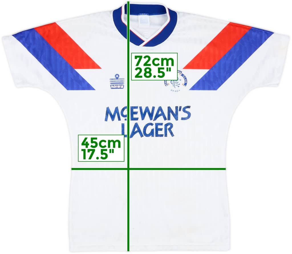 1990-92 Rangers Away Shirt - 7/10 - (S)