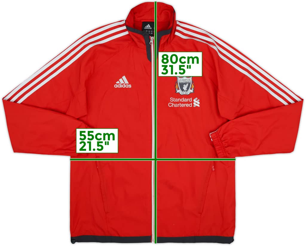 2011-12 Liverpool adidas Track Jacket - 8/10 - (M)