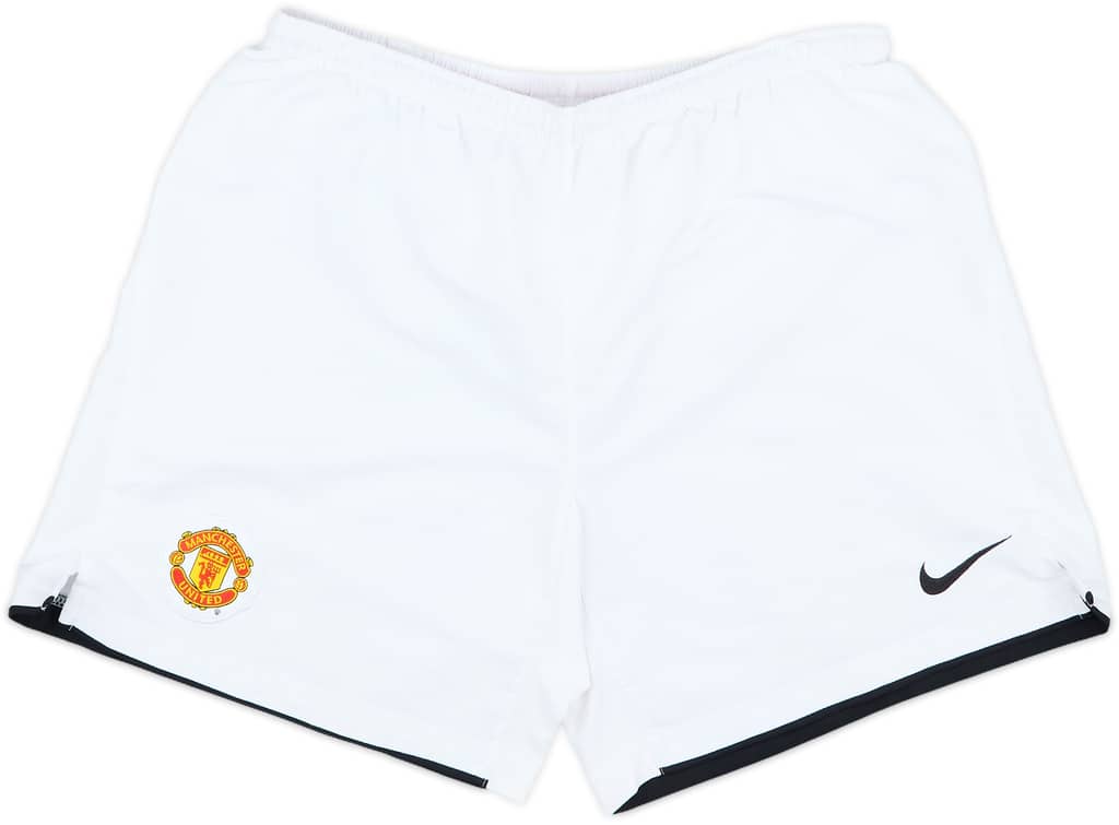 2009-10 Manchester United Home Shorts - 7/10 - (XL.Boys)