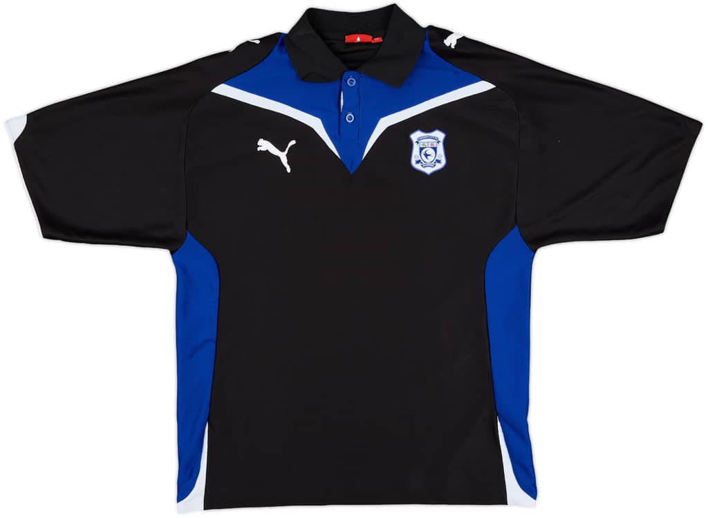 2009-10 Cardiff Puma Polo Shirt - 8/10 - (M)