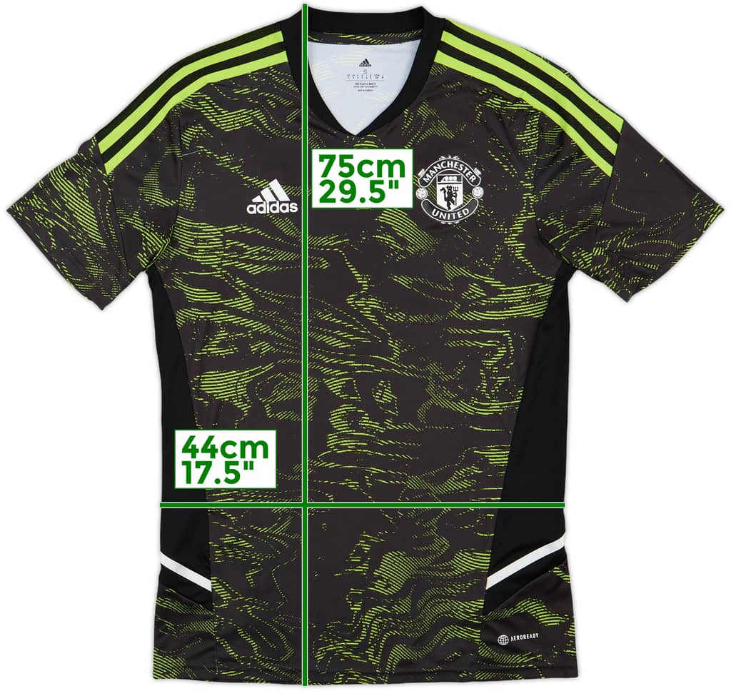 2022-23 Manchester United adidas European Training Shirt - 9/10 - (S)