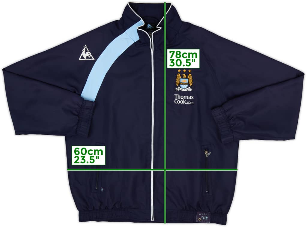 2008-09 Manchester City Le Coq Sportif Track Jacket - 9/10 - (XL)