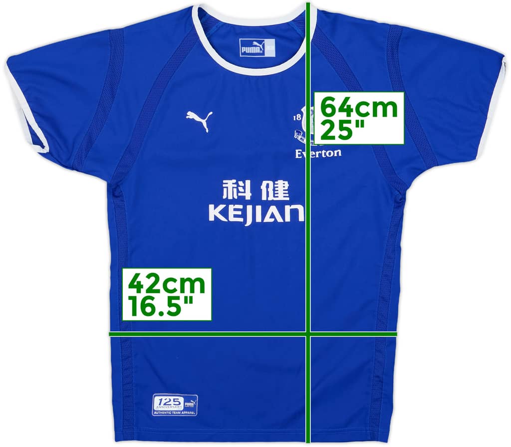 2003-04 Everton Home Shirt - 7/10 - (S.Boys)