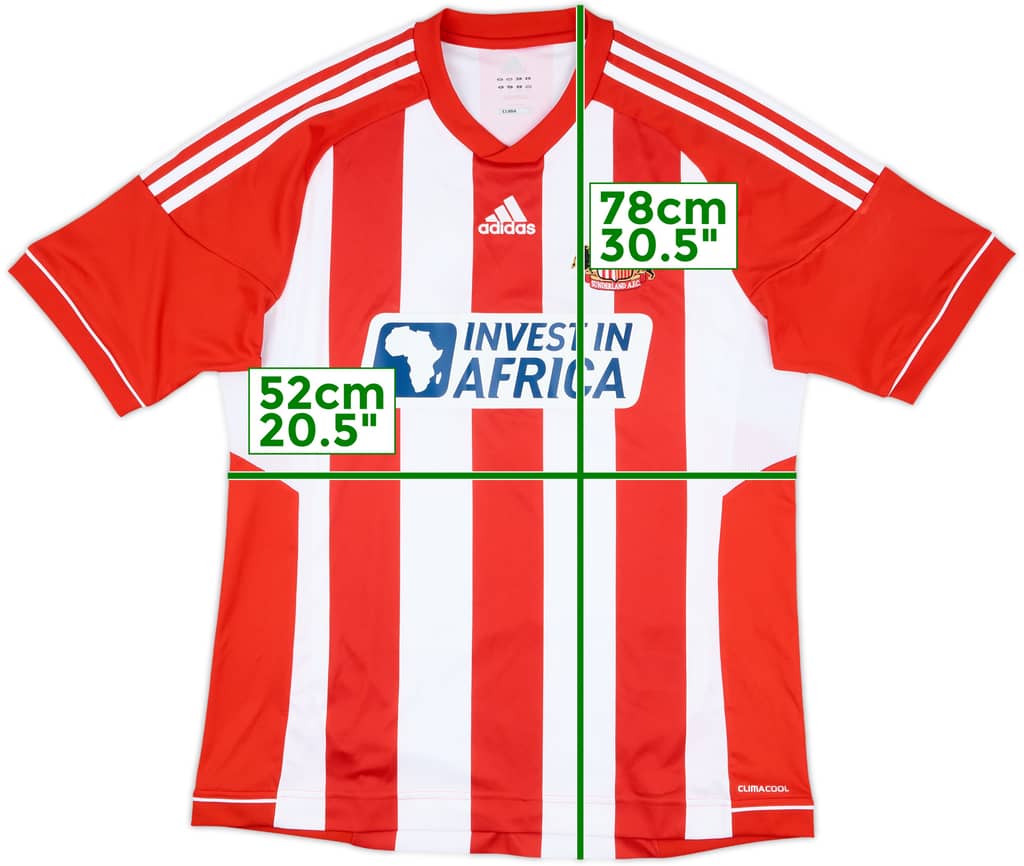 2012-13 Sunderland Home Shirt - 8/10 - (L)