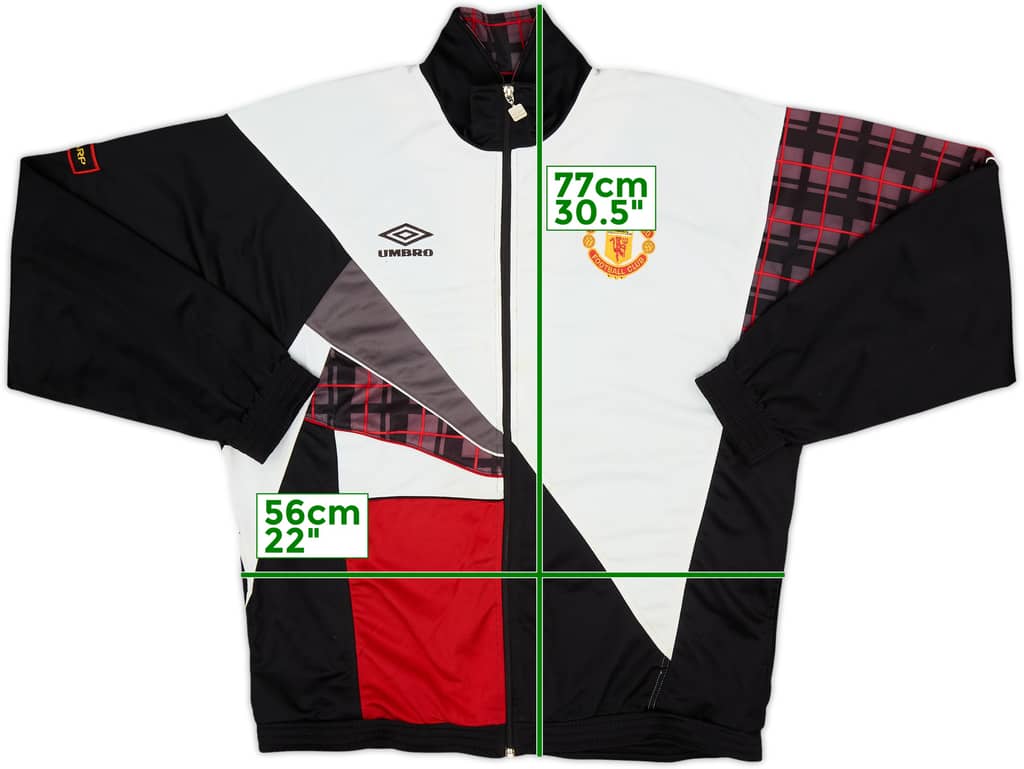 1993-94 Manchester United Umbro Track Jacket - 7/10 - (M)