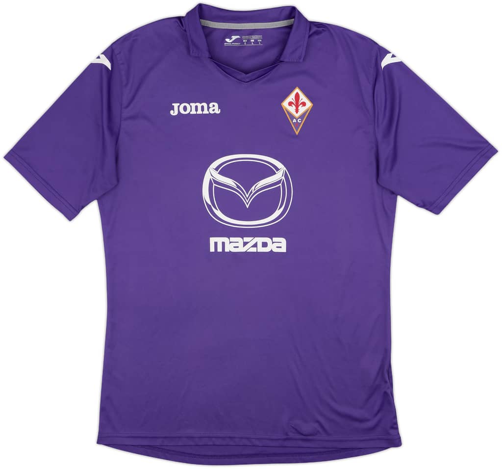 2013-14 Fiorentina Basic Home Shirt - 10/10 - (L)