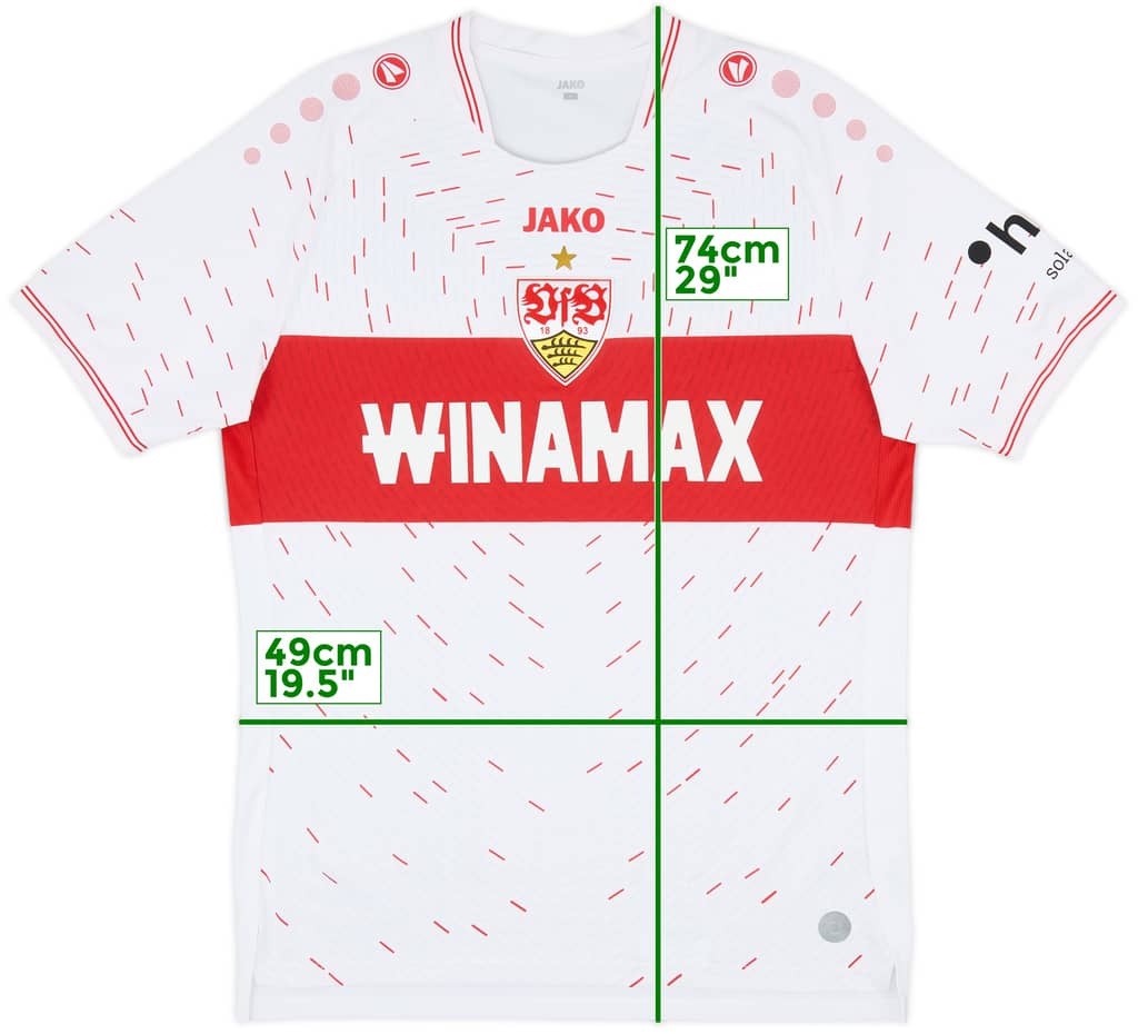2023-24 Stuttgart Home Shirt - 9/10 - (M)