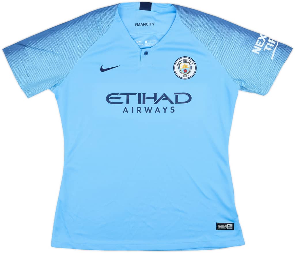 2018-19 Manchester City Home Shirt - 9/10 - (Women's L)