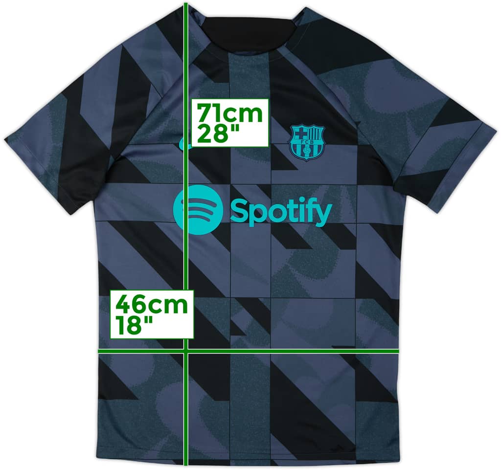 2023-24 Barcelona Nike Training Shirt - 10/10 - (M)