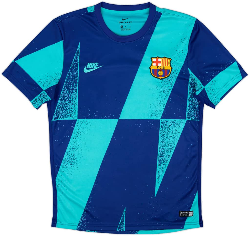 2019-20 Barcelona Nike Training Shirt - 8/10 - (M)
