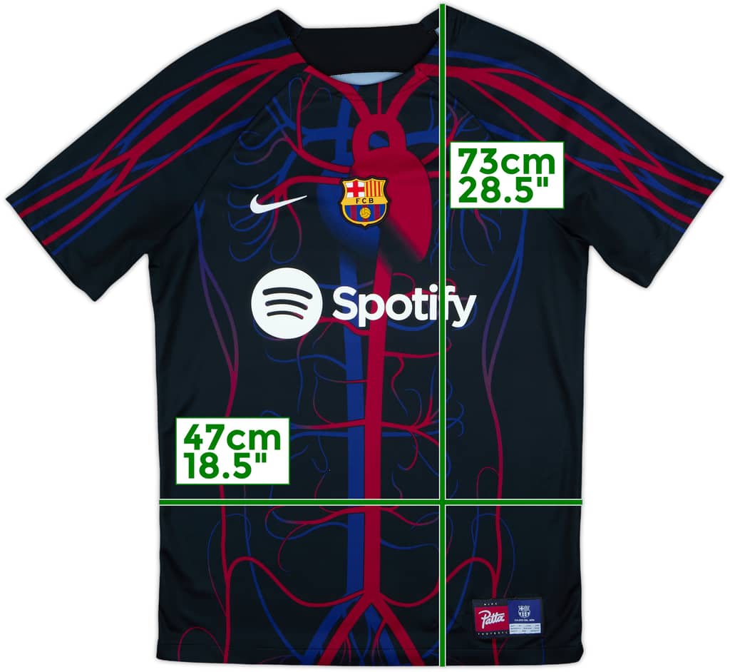 2023-24 Barcelona Nike x Patta Pre-Match Shirt - 10/10 - (M)