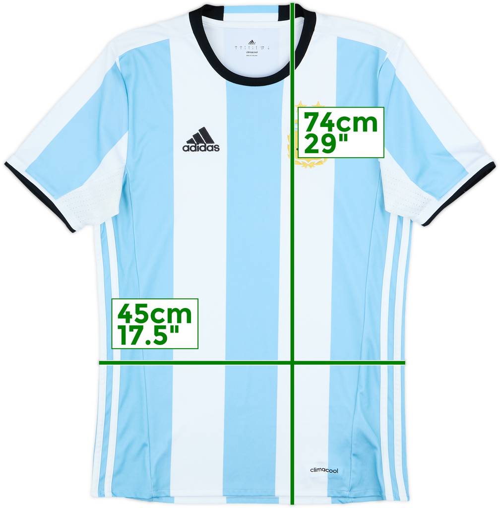 2016-17 Argentina Home Shirt - 10/10 - (S)