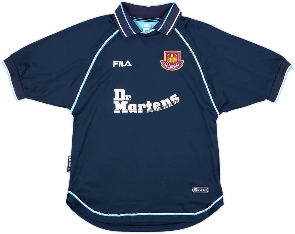 1999-01 West Ham Third Shirt - 8/10 - (XL.Boys)