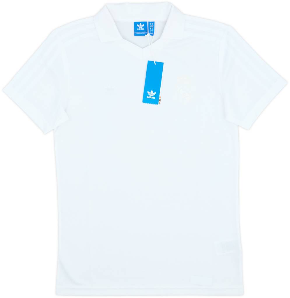 2017 Real Madrid adidas Originals Retro Style Polo Shirt (S)