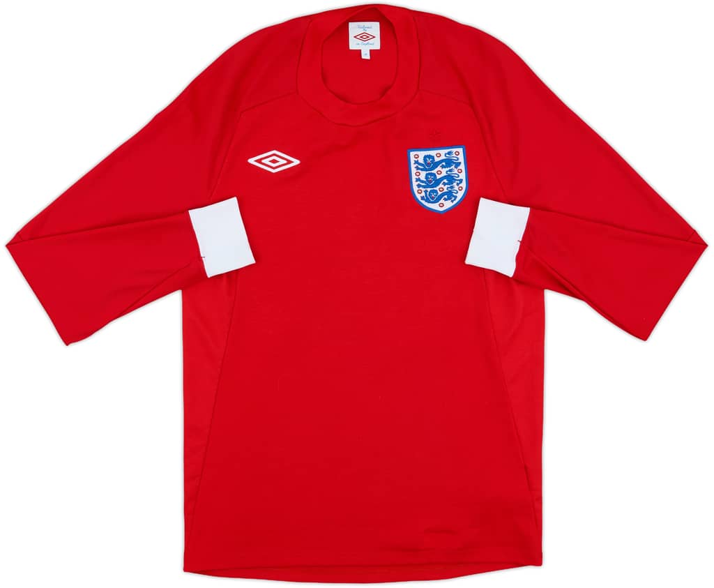 2010-11 England Away L/S Shirt - 8/10 - (S)