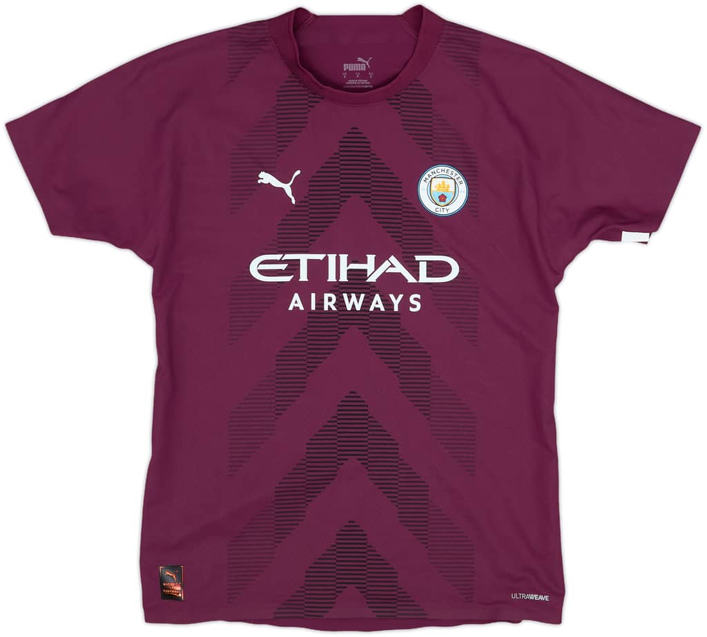 2022-23 Manchester City Player Issue GK Shirt - 8/10 - (Women's L)