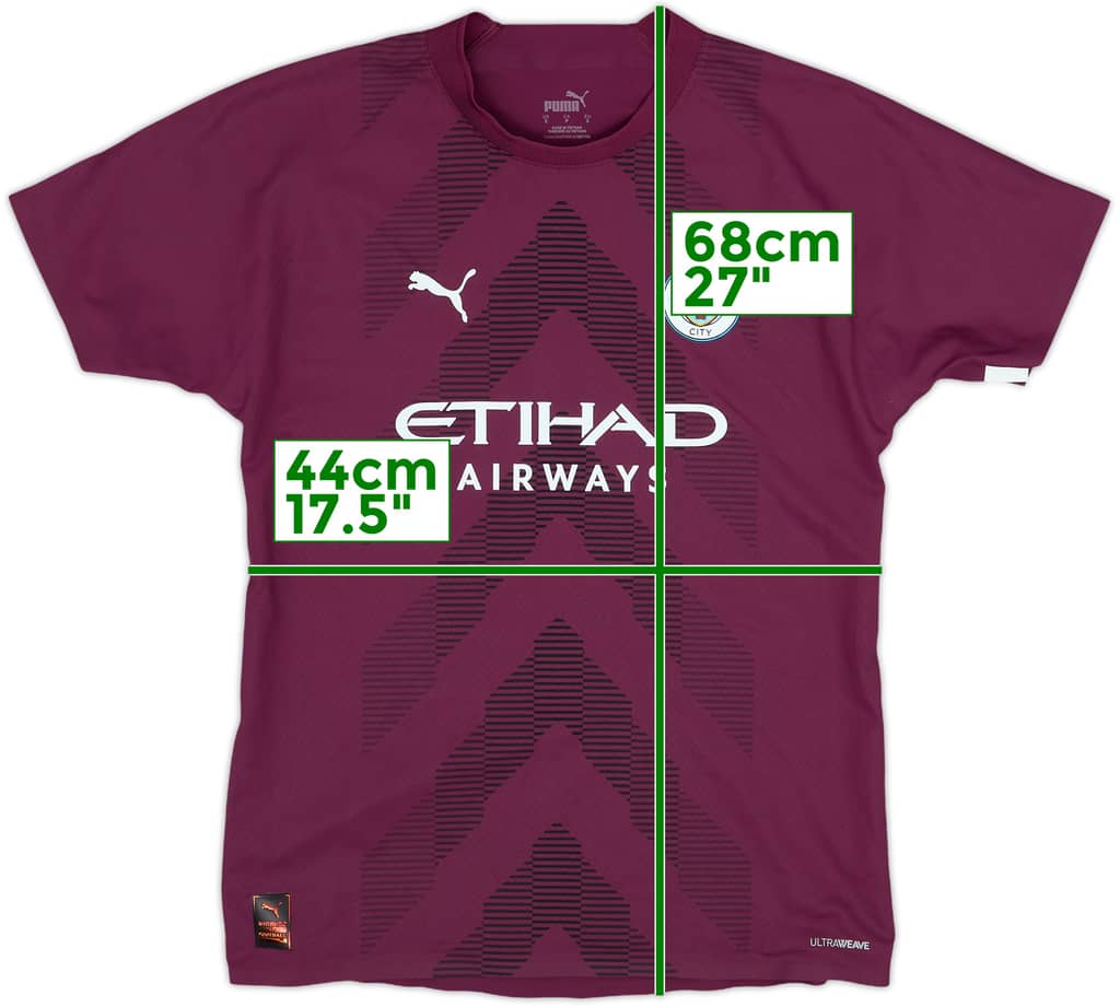 2022-23 Manchester City Player Issue GK Shirt - 8/10 - (Women's L)