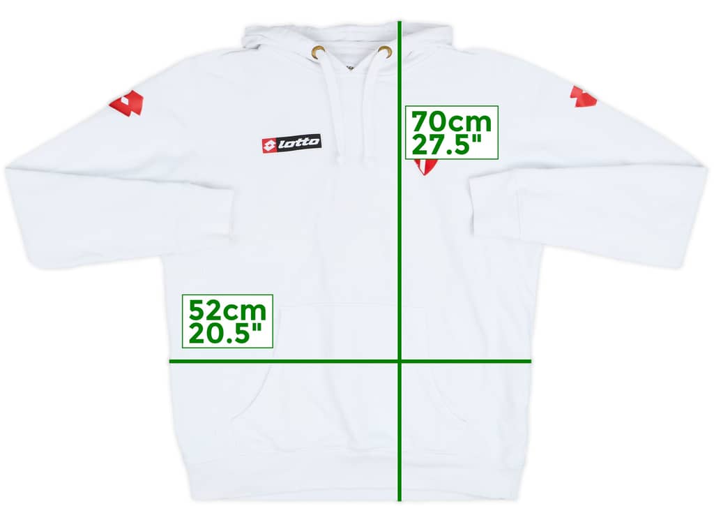 2008-09 Padova Lotto Hooded Sweat Top - 4/10 - (L)