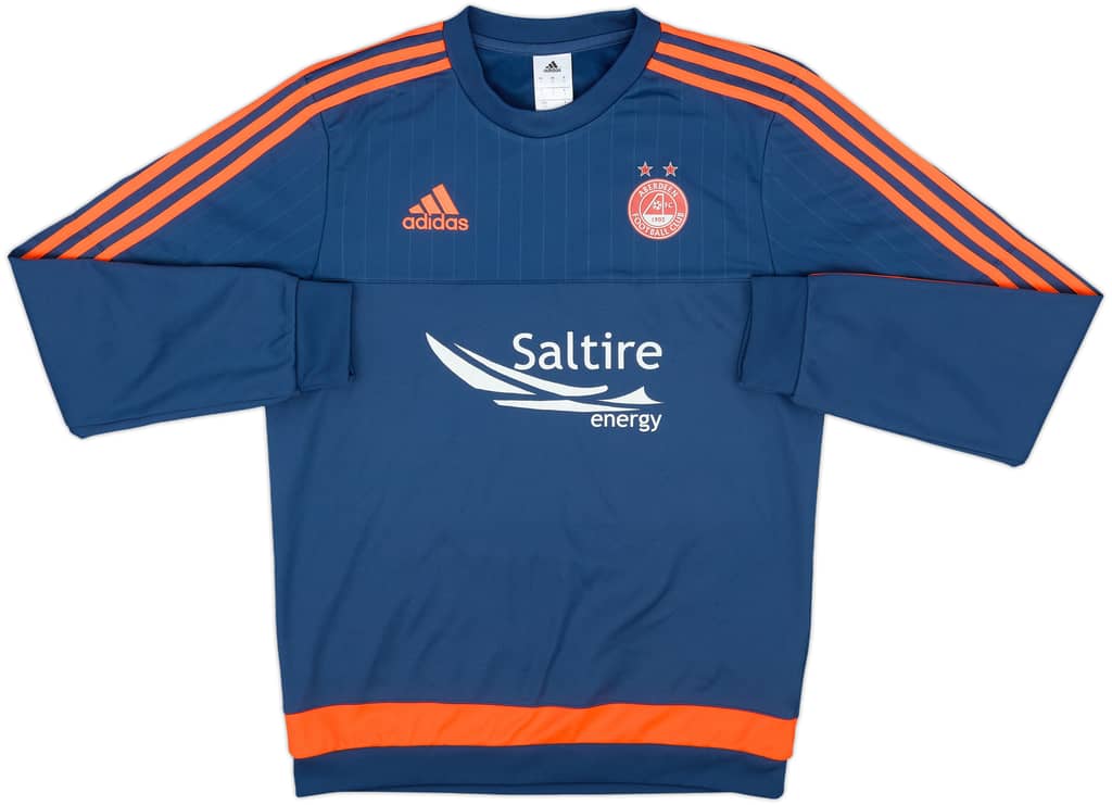 2015-16 Aberdeen adidas Sweat Top - 7/10 - (S)