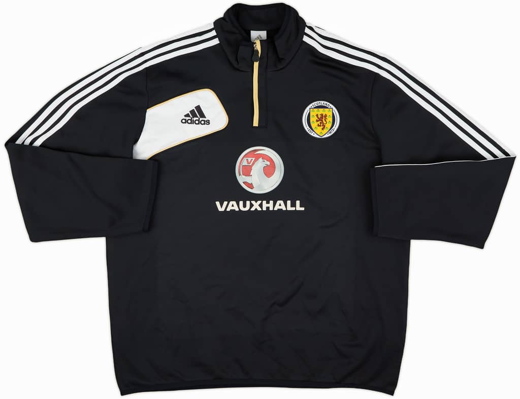 2011-12 Scotland adidas 1/4 Zip Drill Top - 8/10 - (XL)