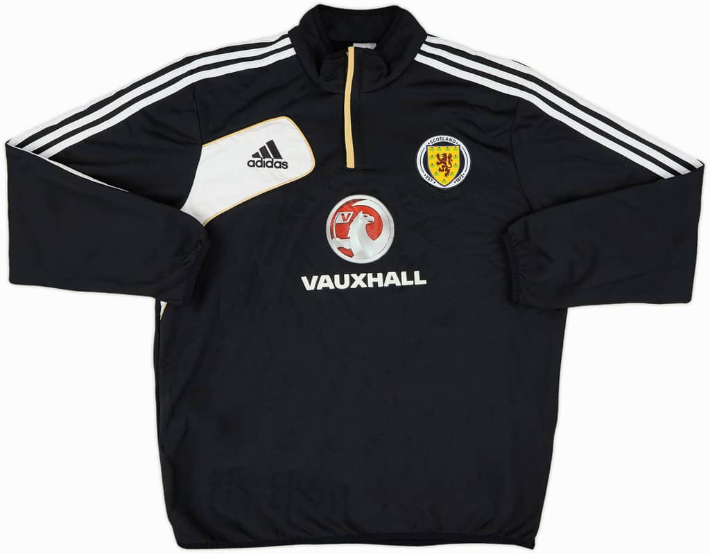 2011-12 Scotland adidas 1/4 Zip Drill Top - 7/10 - (L/XL)