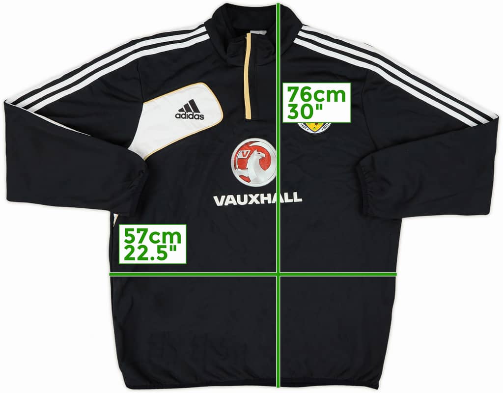 2011-12 Scotland adidas 1/4 Zip Drill Top - 7/10 - (L/XL)