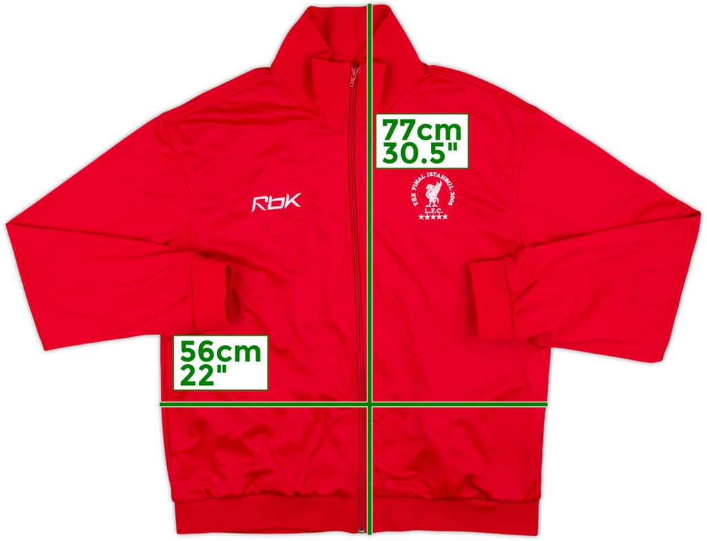 2005 Liverpool Reebok 'The Final Istanbul' Track Jacket - 9/10 - (XL)