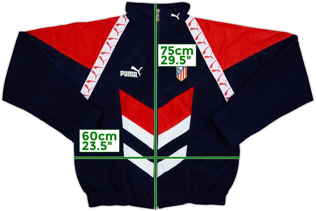 1994-96 Atletico Madrid Puma Track Jacket - 8/10 - (XL)