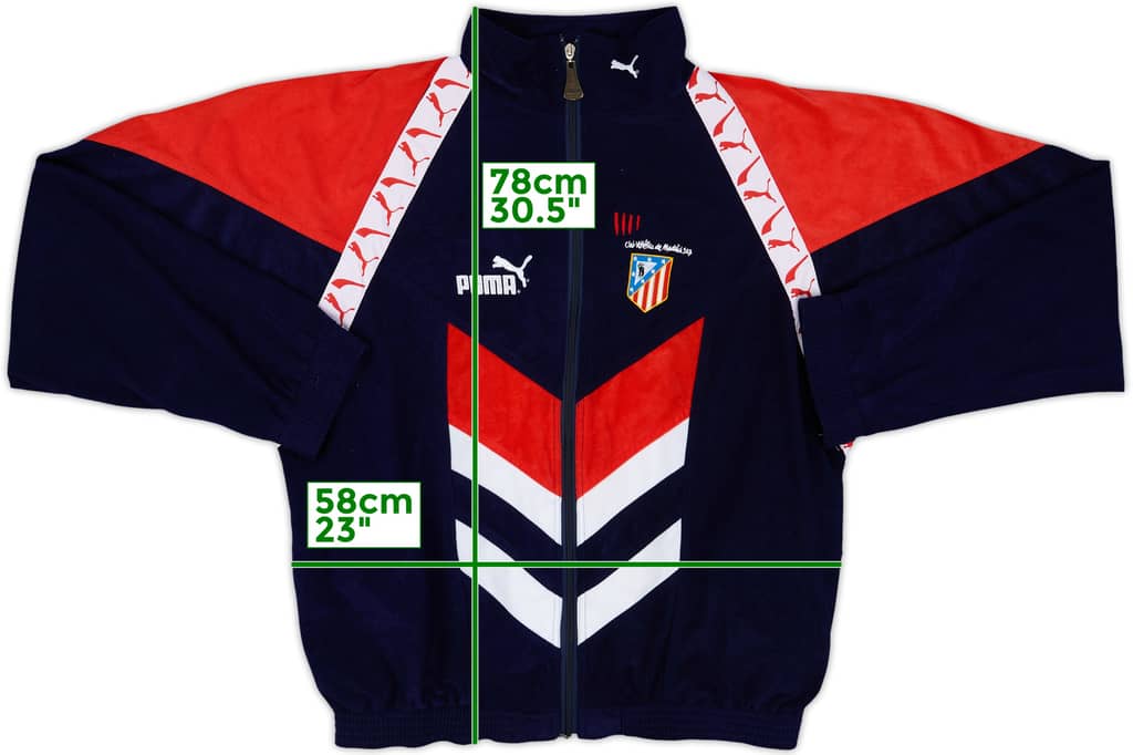 1994-96 Atletico Madrid Puma Track Jacket - 9/10 - (XL)