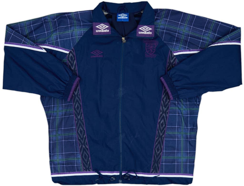 1994-96 Scotland Umbro Track Jacket - 8/10 - (L)