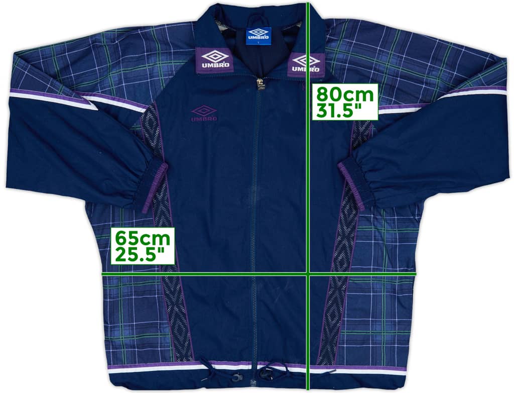 1994-96 Scotland Umbro Track Jacket - 8/10 - (L)