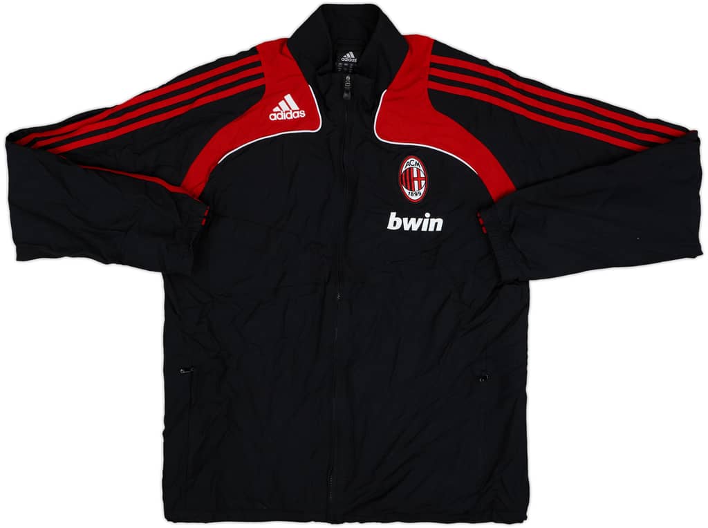 2008-09 AC Milan adidas Track Jacket - 8/10 - (L)
