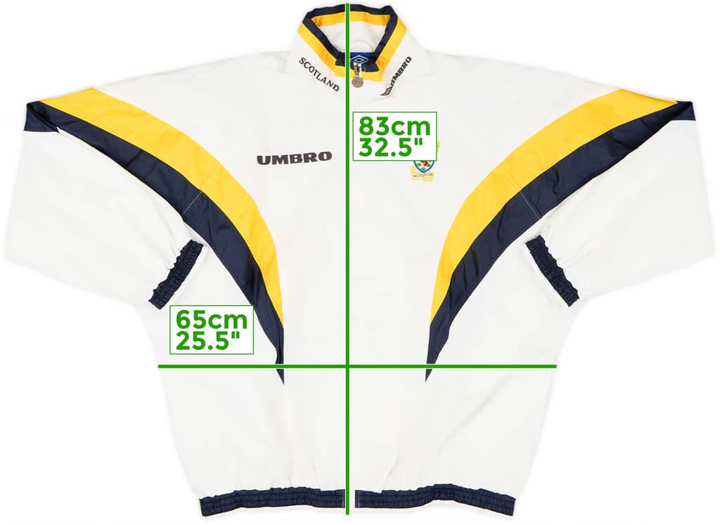 1994-96 Scotland Umbro Track Jacket - 10/10 - (XL)