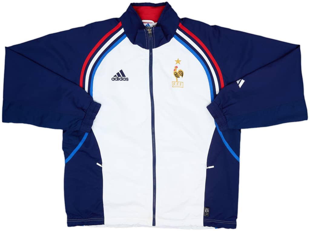 2000-02 France adidas Track Jacket - 8/10 - (M/L)