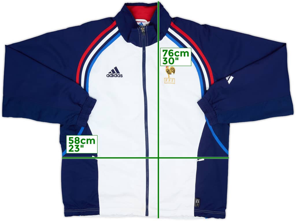 2000-02 France adidas Track Jacket - 8/10 - (M/L)