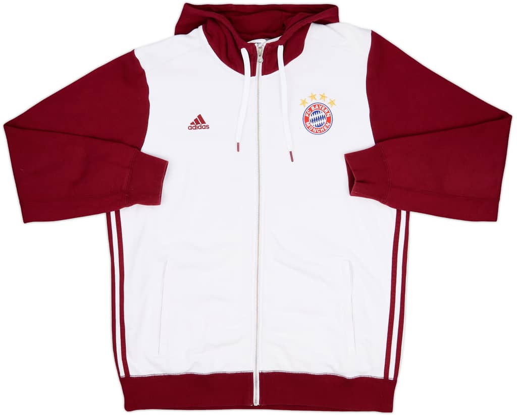 2016-17 Bayern Munich adidas Hooded Track Jacket - 7/10 - (XL)