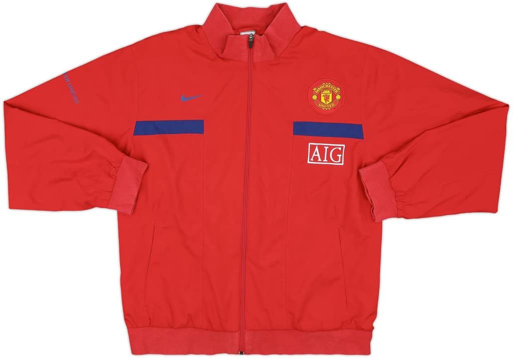2009-10 Manchester United Nike Track Jacket - 8/10 - (L)