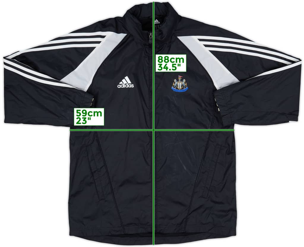 2005-06 Newcastle adidas Hooded Rain Coat - 8/10 - (S)
