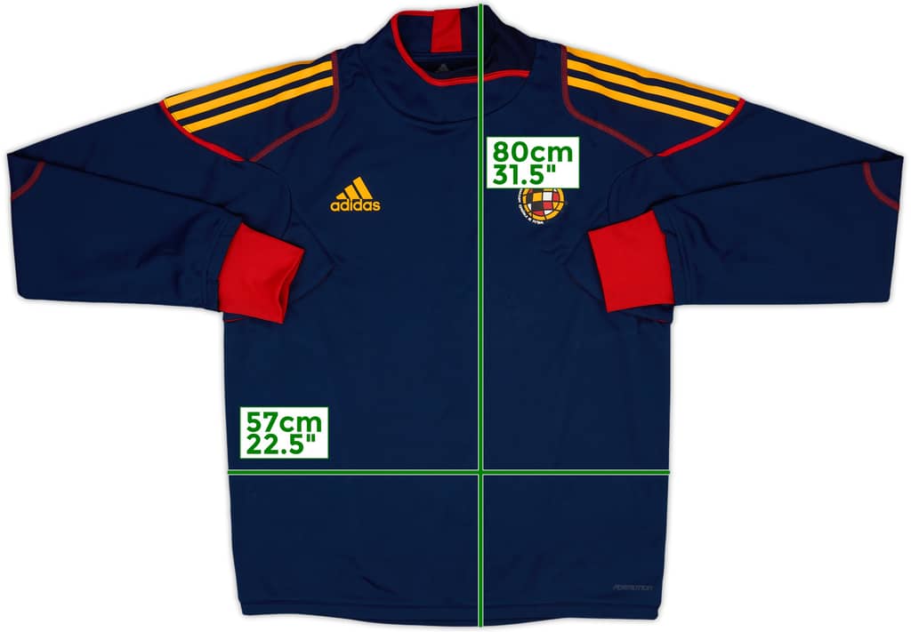 2010-11 Spain adidas Formotion Sweat Top - 9/10 - (M)