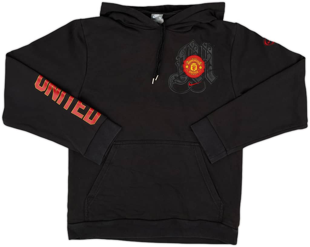 2008-09 Manchester United Nike Hooded Top - 8/10 - (S)
