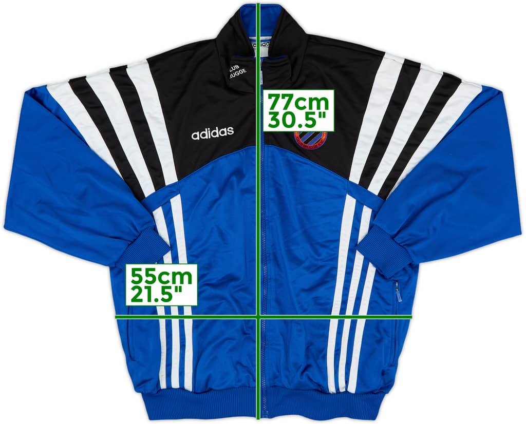 1996-97 Club Brugge adidas Track Jacket - 8/10 - (L)