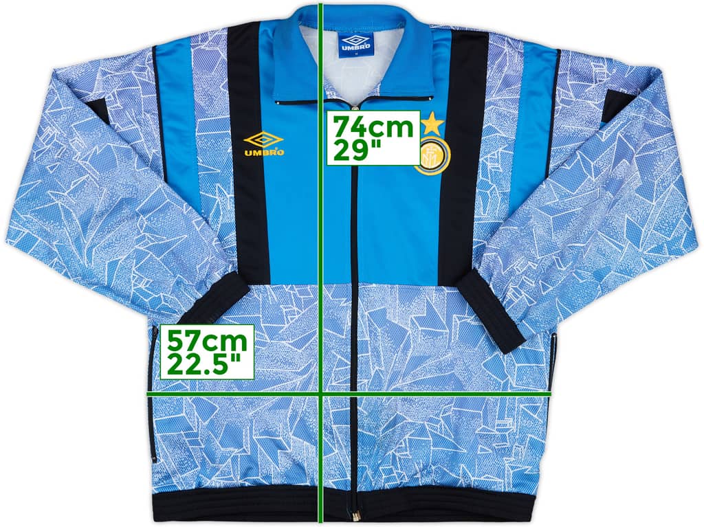 1997-98 Inter Milan Umbro Track Jacket - 8/10 - (M)