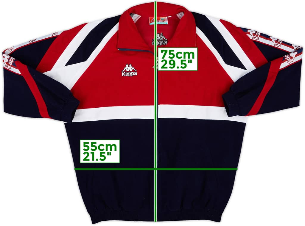 1995-97 Athletic Bilbao Kappa Track Jacket - 8/10 - (L)