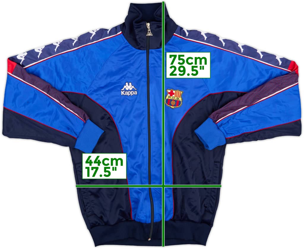 1995-97 Barcelona Kappa Track Jacket - 8/10 - (S)
