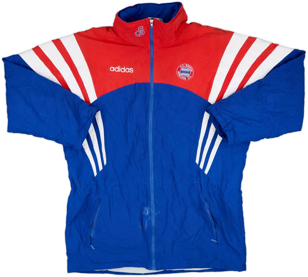1995-96 Bayern Munich adidas Padded Bench Coat - 6/10 - (L)