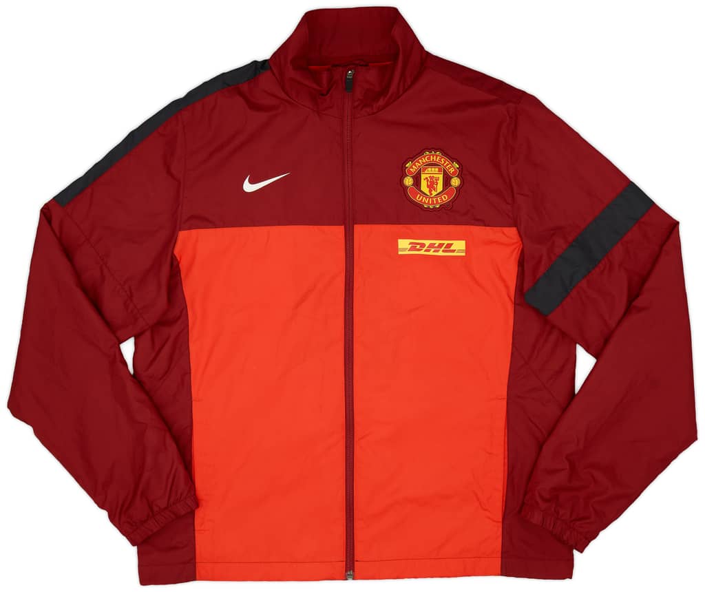 2013-14 Manchester United Nike Track Jacket - 9/10 - (L)