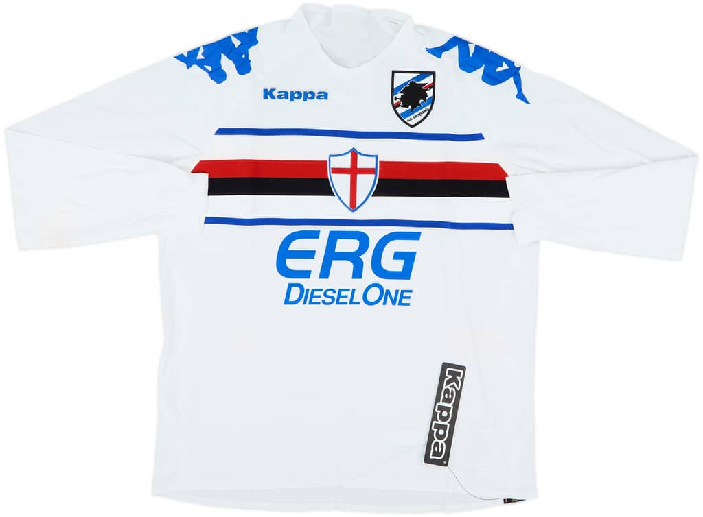 2007-08 Sampdoria Player Issue Away L/S Shirt (XL)
